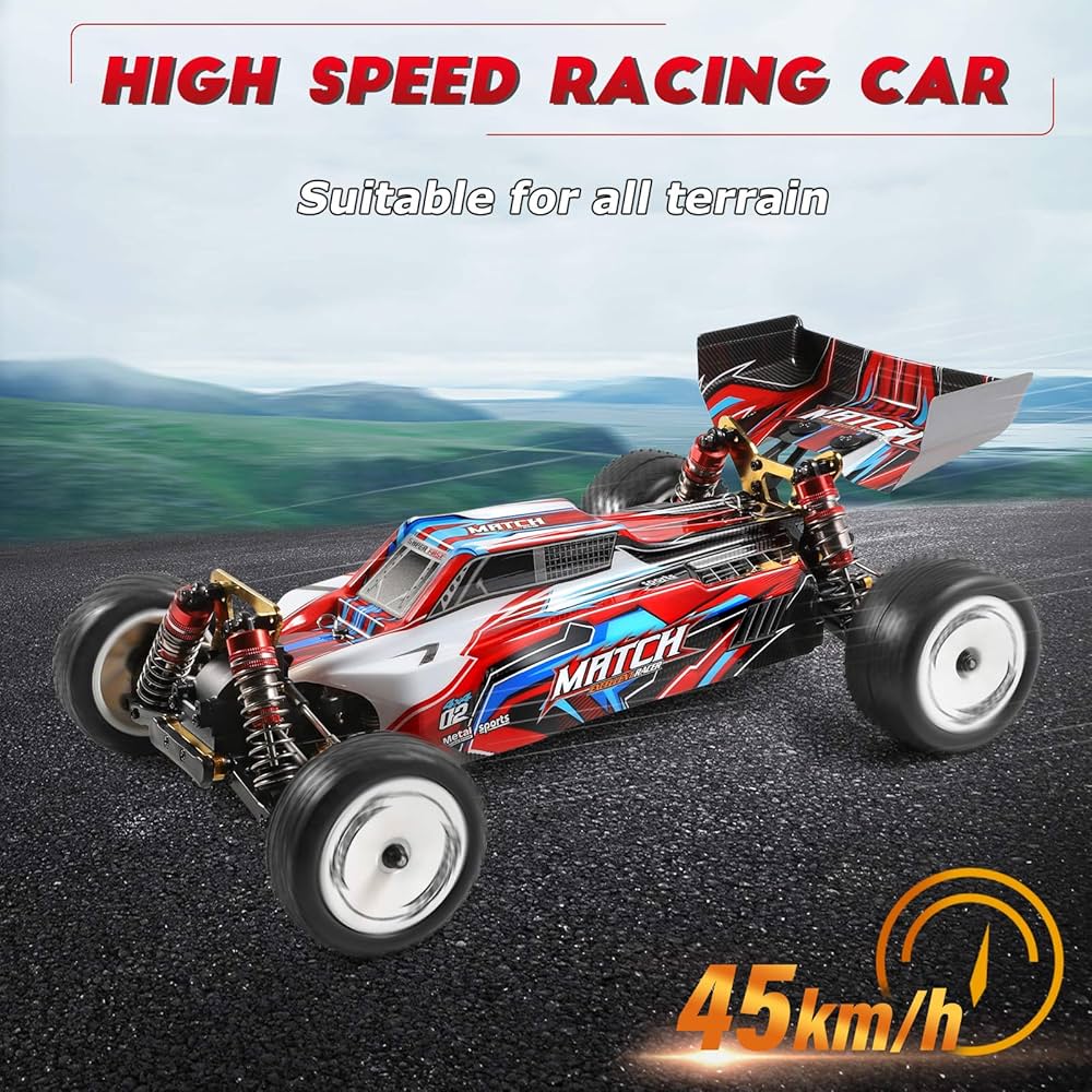 GoolRC WLtoys 104001 RC Car, 1:10 Scale 2.4GHz Remote Control Car