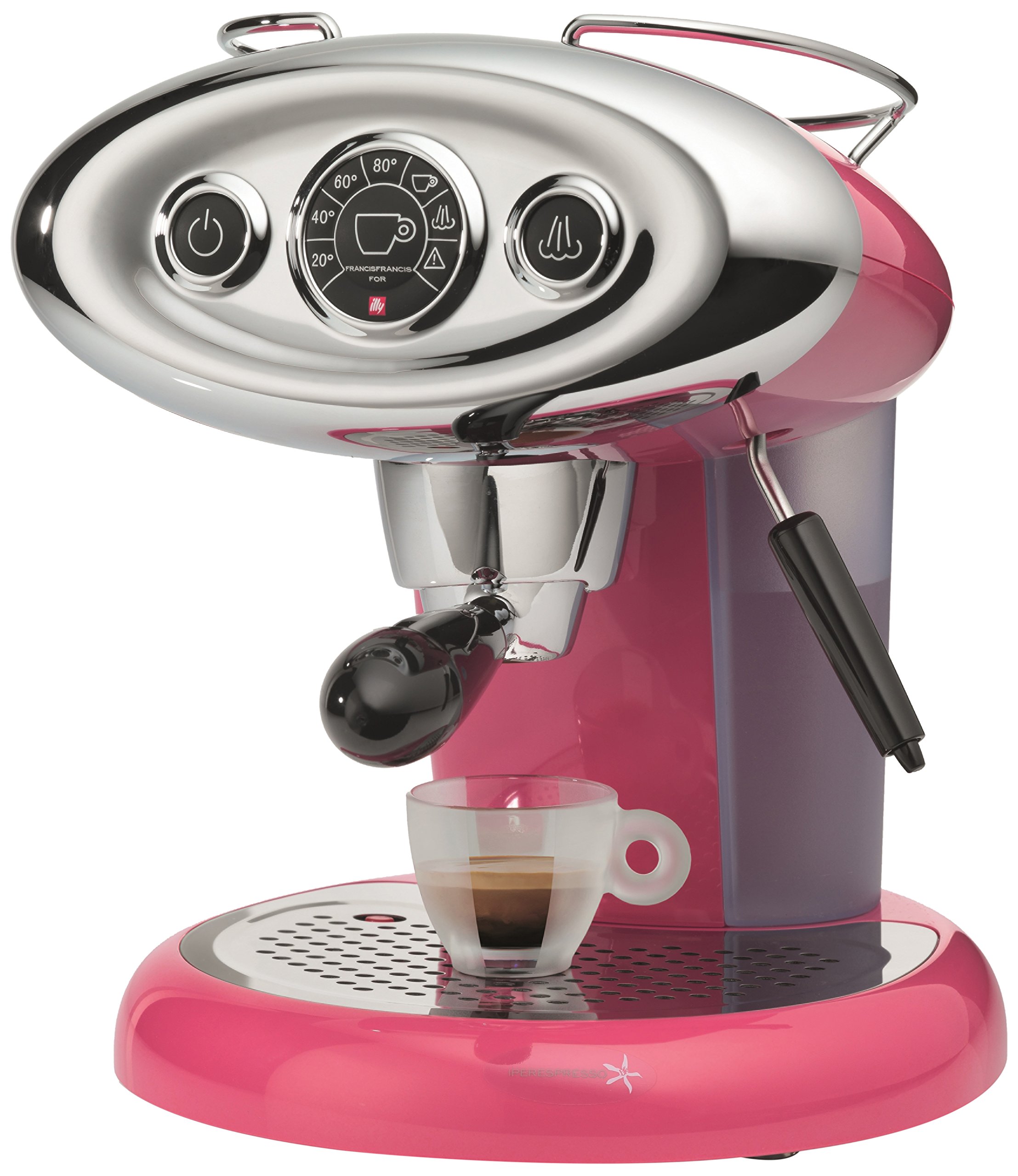 illycaffè X7.1 Sunrise Iperespresso - Máquina espresso de cápsulas, color rosa