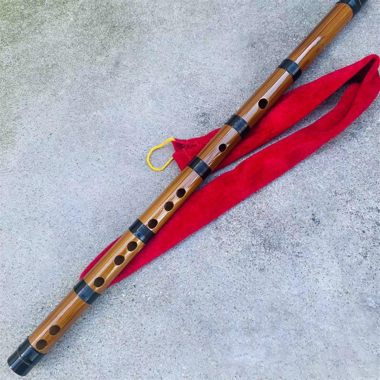 zestaw do fletu bambusowego Cała Sekcja Dla Początkujących Do Nauki Gry Na Flecie W Tonacji (Color : G)