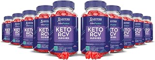 (10 Pack) Slim Fusion Keto ACV Gummies Advanced 1000MG Slimfusion Keto Gummies Formula Apple Cider Vinegar Formulated with Pomegranate Beet Juice Powder B12 Vegan Non GMO 600 Gummys