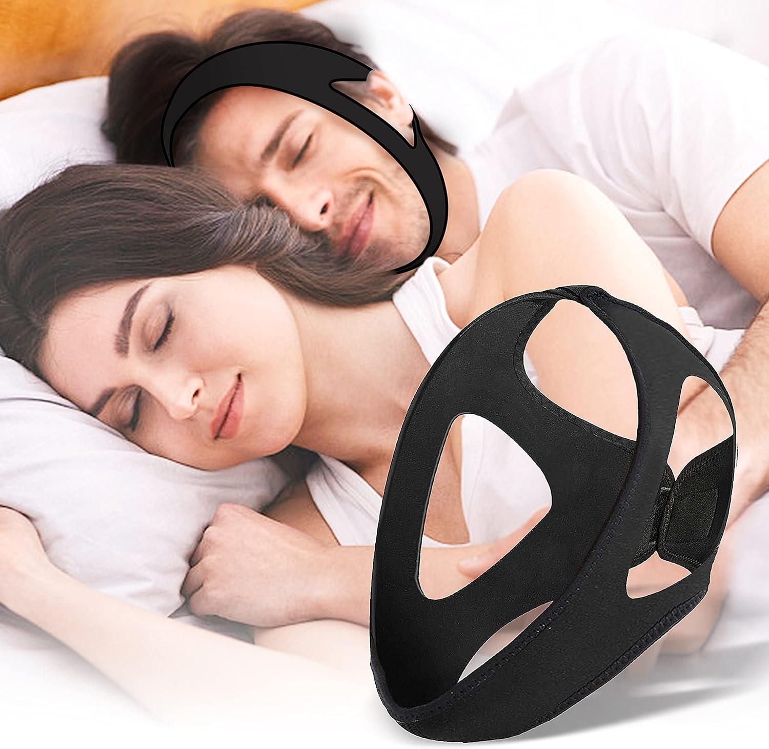 Snoring Chin Strap Adjustable Chin Strap for Snoring Cpap