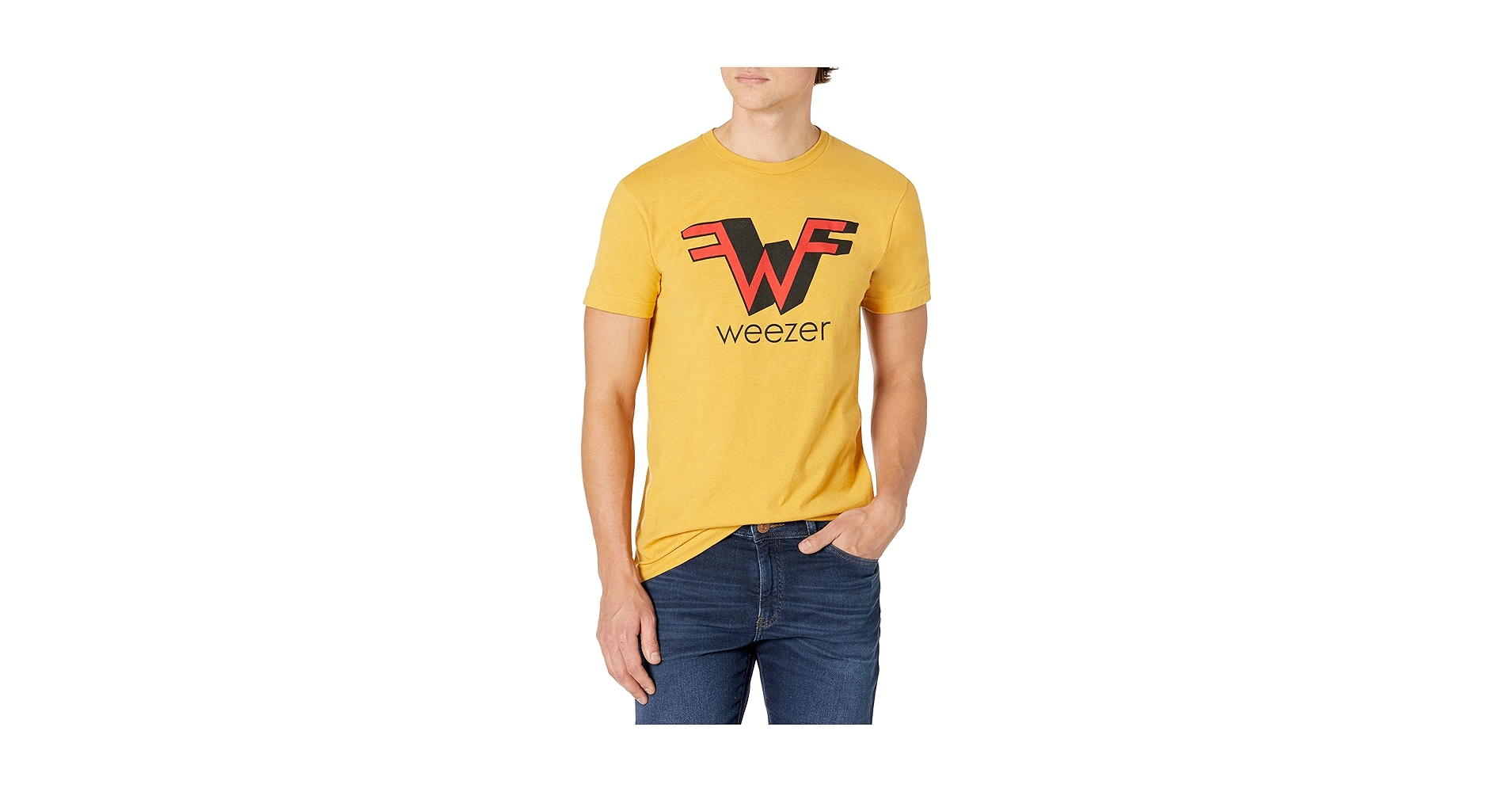 Amazon.com: Weezer Flying W Logo T-Shirt, XX-Large Ginger