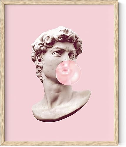 Miniatura 65 de Haus & Hues - Póster rosa con diseño artístico de CDs de los años ´90 para pared de habitación, póster estético para habitación VSCO, póster para CD