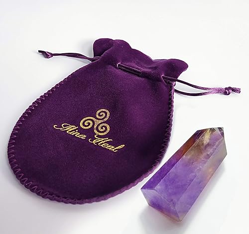 Miniatura 5 de Barras de cristal en prisma facetadas con puntas de cristal curativo para terapia de meditación Reiki Chakra