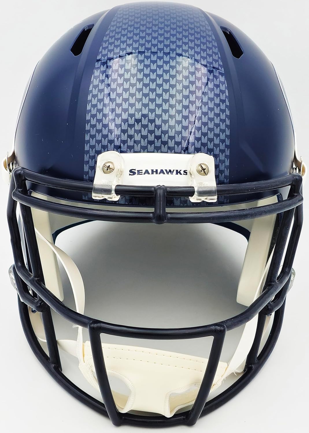 Tyler Lockett Autographed S.e.a.t.t.l.e Seahawks Blue Full Size Speed Replica Football Helmet MCS Holo Stock #236377