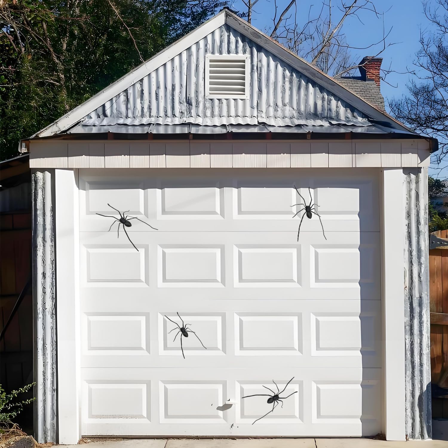 3D Spider Fridge Magnet, Creepy Crawly Decor，Realistic Spiders Designs Decorations for Refrigerator, Garage Door, or Car, for Halloween, Pranks, and Kitchen Fun (2 PC) image 5