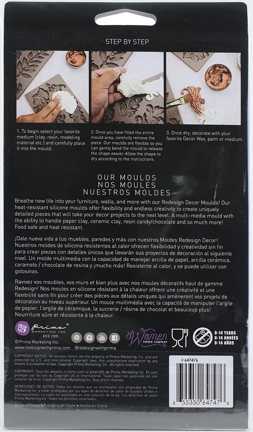 Prima Marketing Redesign Decor Moulds, Aviary 1 Piece