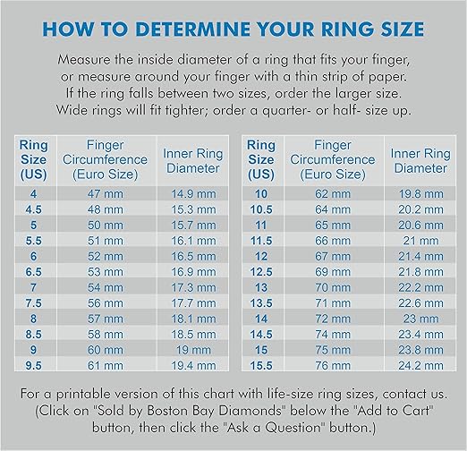 70 mm circumference ring size
