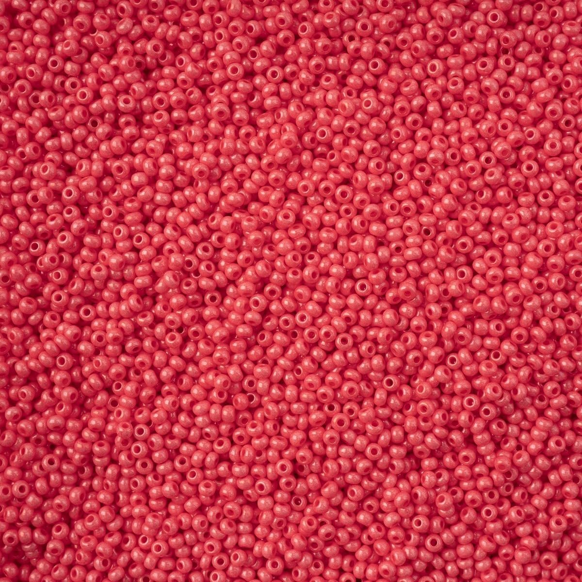 John Bead Czech Glass Seed Beads 11/0 (250g) Bright Orange Chalk Sfinx Terra Dyed Bead for Jewelry Bracelet Necklaces DIY Art Craft Making