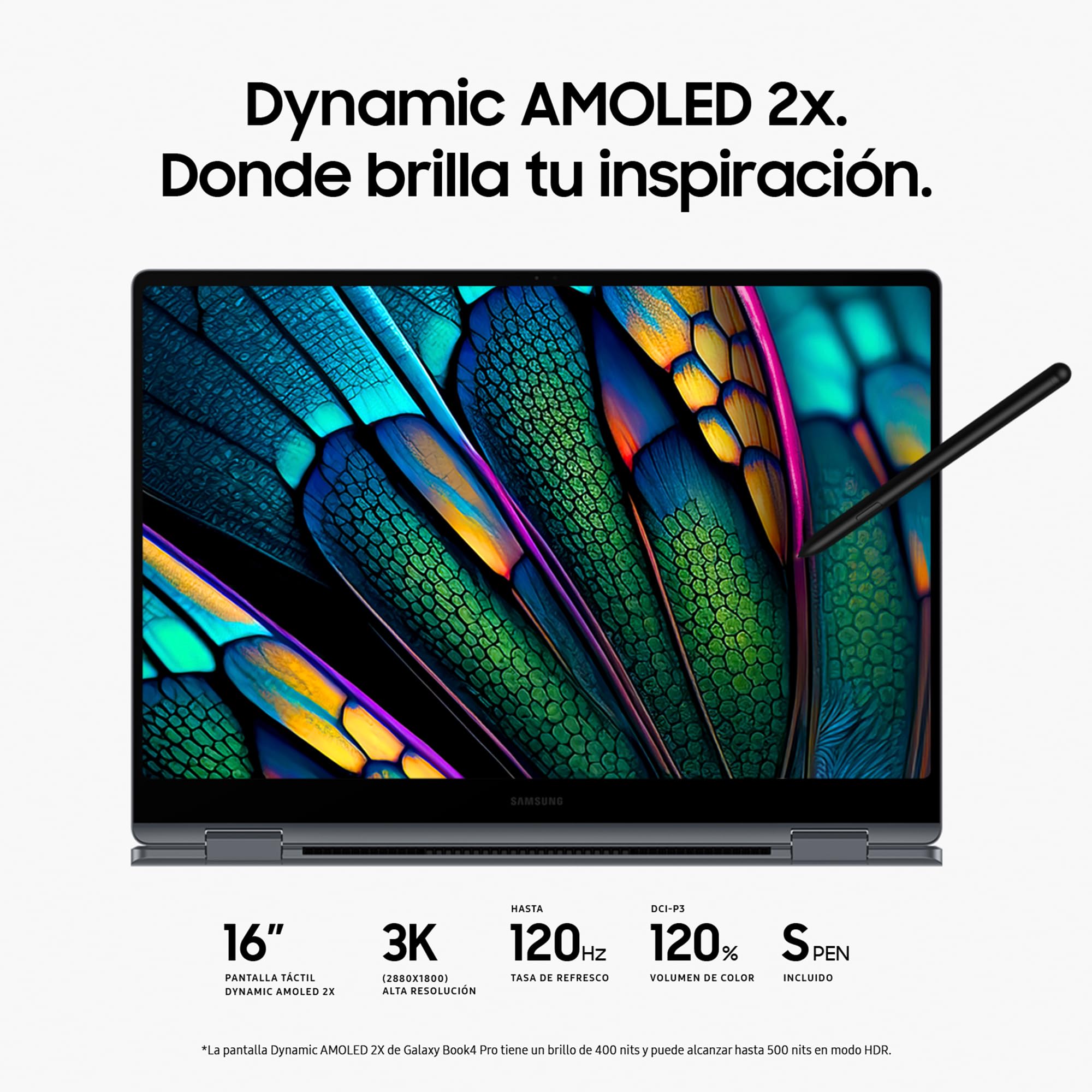 Samsung Galaxy Book4 Pro 360 Computador portátil de 16