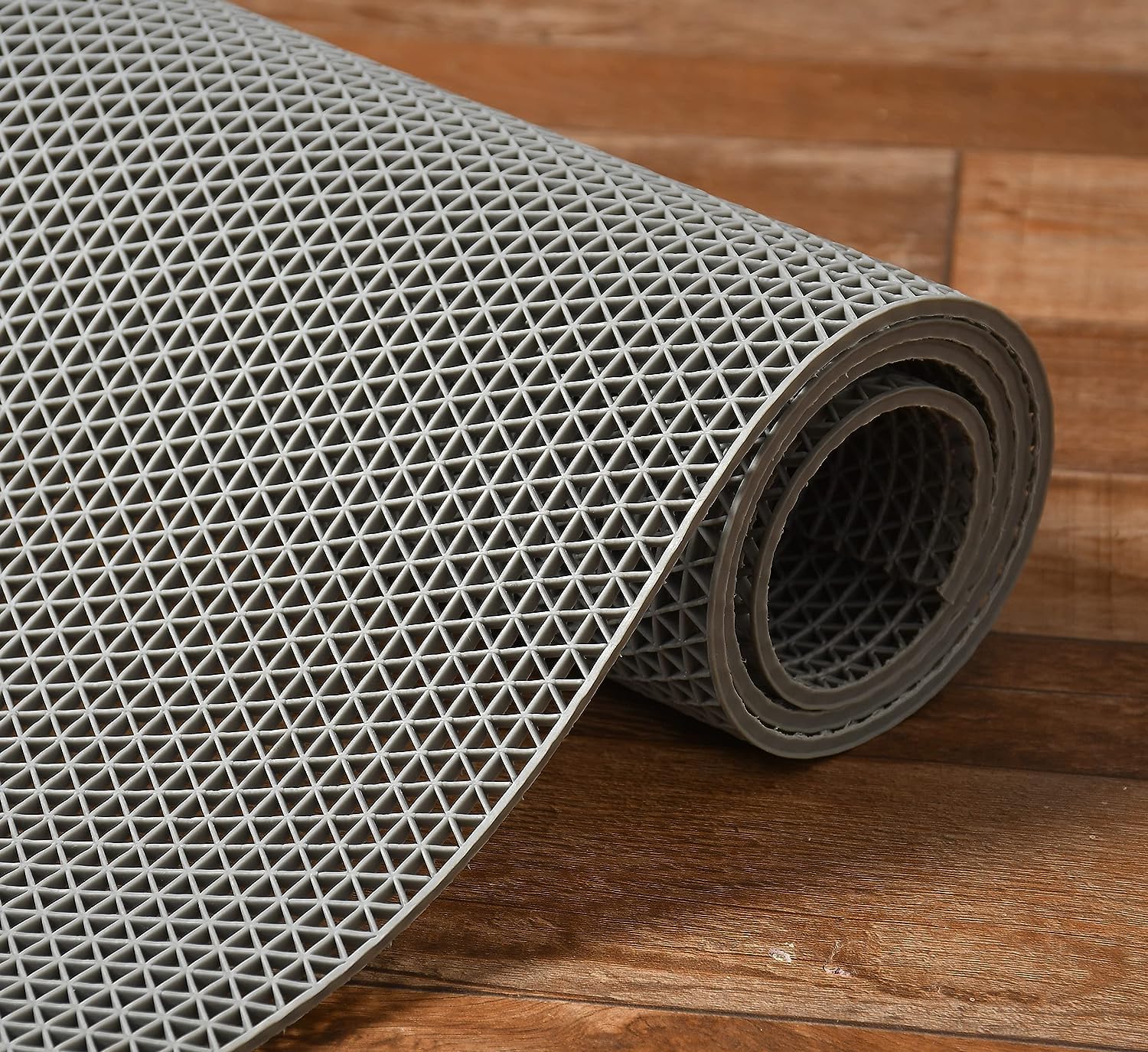 Mehar Kart Textile Anti Skid & Multipurpose Rubber Mat/Bathroom Mat/Shower Mat/Carpet/Rugs/Swimming Pool Mat Feet (1.5x2, Grey)-image-43