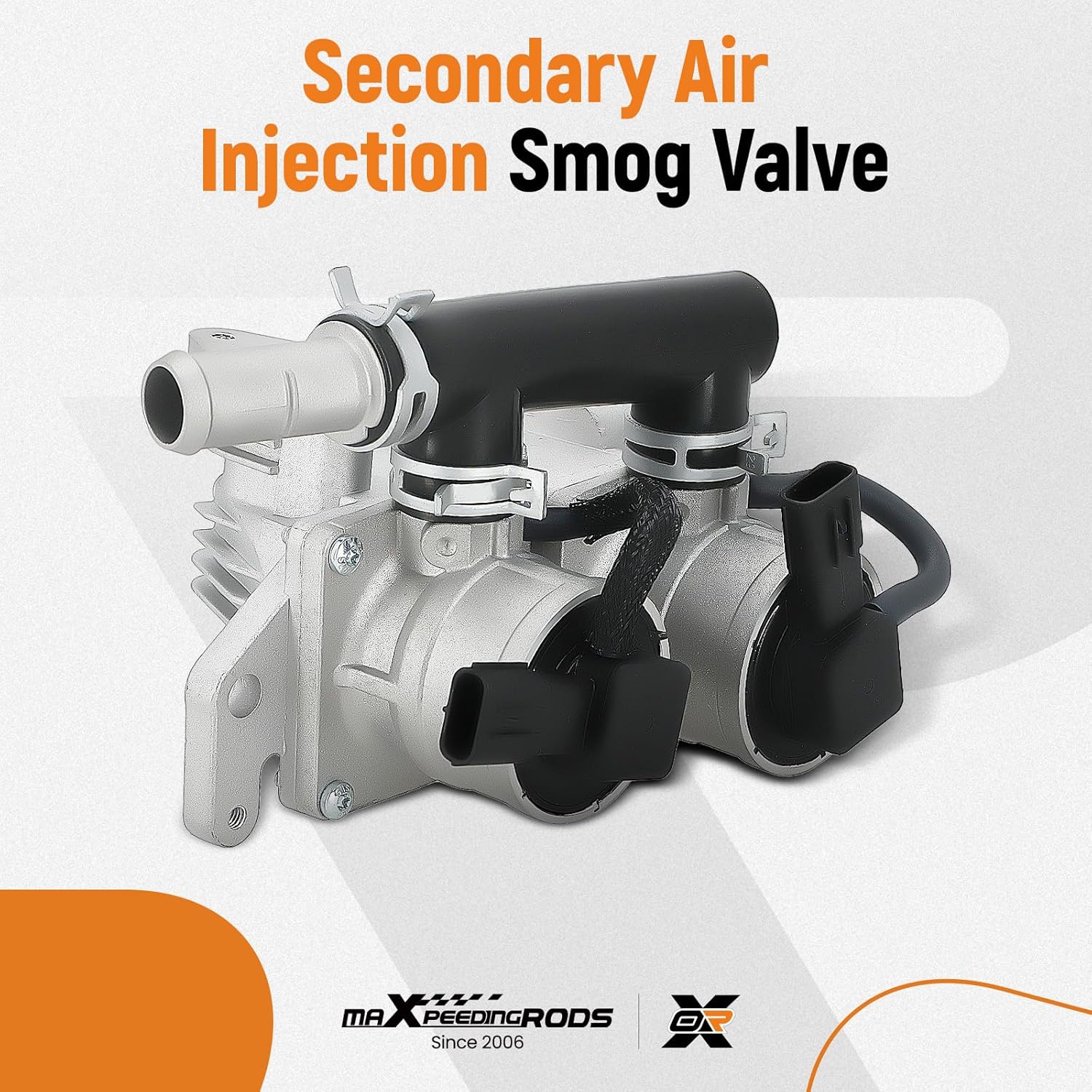 maXpeedingrods Secondary Air Injection Smog Valve for Toyota Tacoma Base, Pre Runner, TRD Pro 2015, X-Runner 2012-2013 4.0L V6 - Gas Replacement 25710-31022 25710-31020