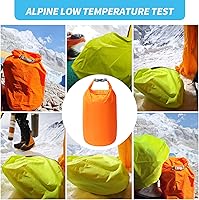 Vista 7 de Juego de bolsas secas, impermeables, pequeñas y ligeras, para tabla de remo, kayak, pesca, campamento (azul, 2 L + 5 + 10 L)