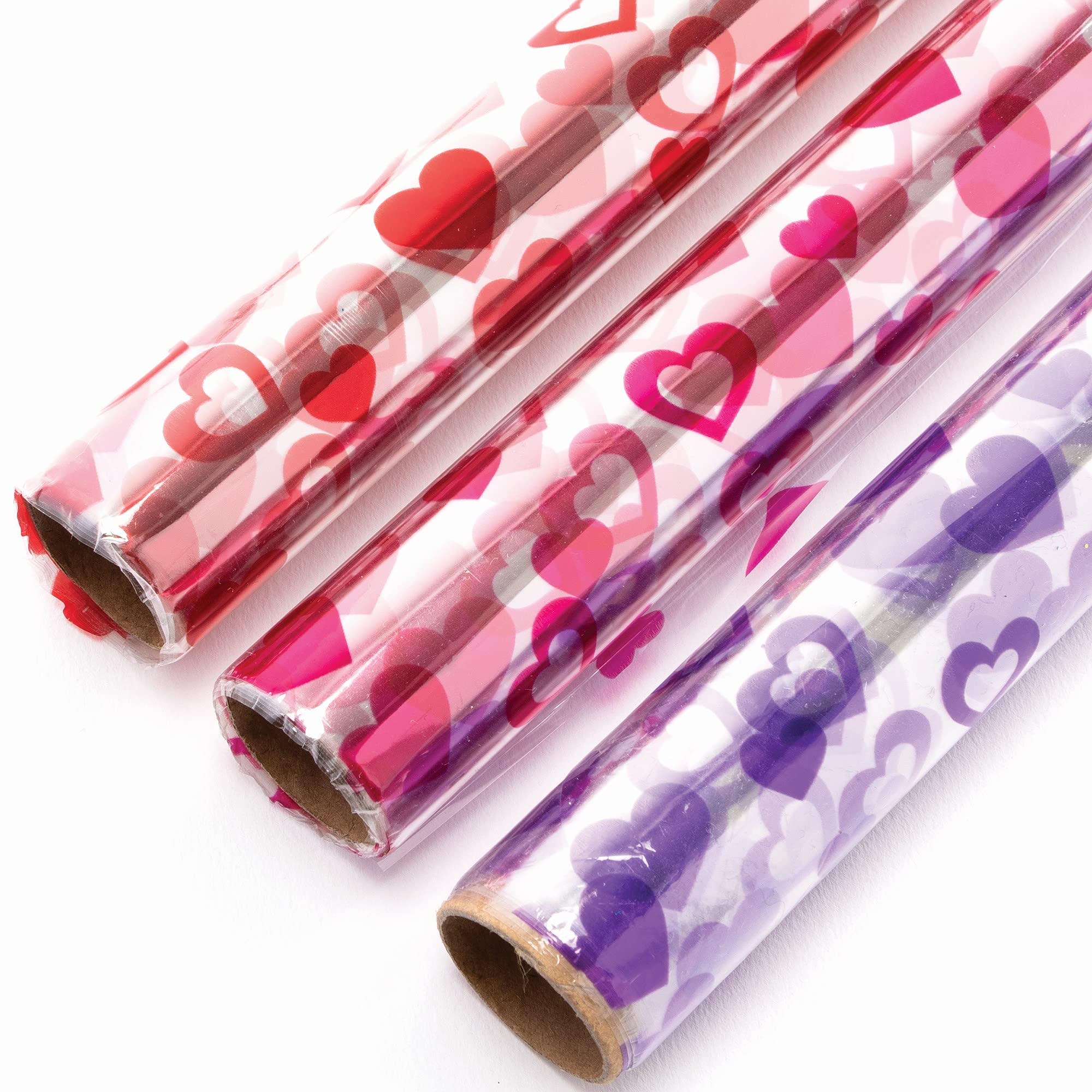 Baker Ross AW102 - Kit da cucito a forma di cuore, confezione da 3