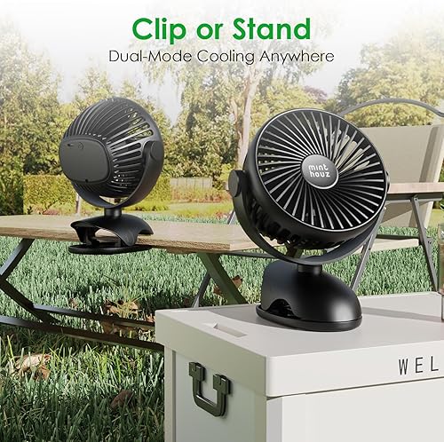Miniatura 8 de Minthouz Mini ventiladores portátiles con clip
