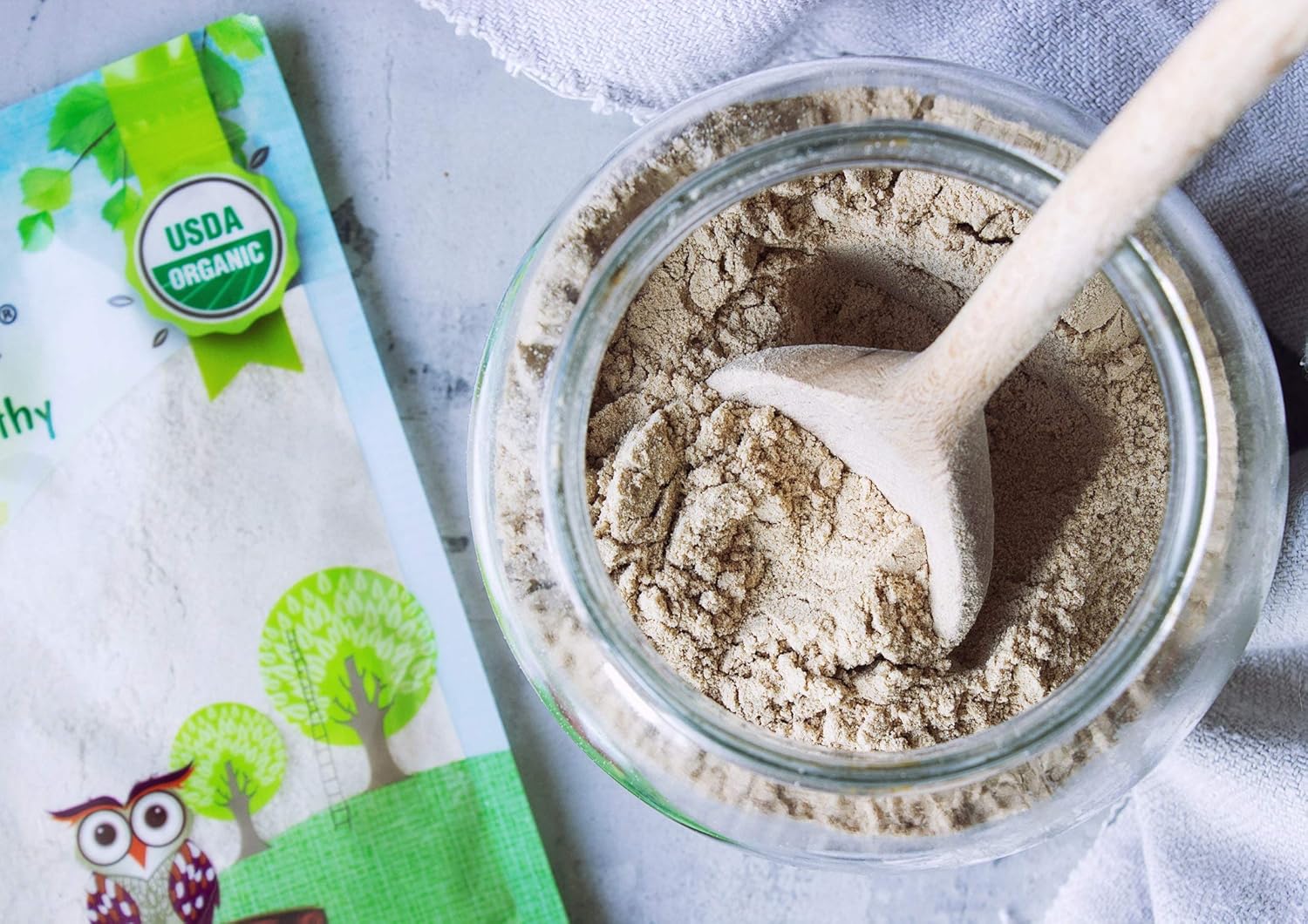 Food to Live Organic Barley Flour, 12 Pounds – Non-GMO, Stone Ground from Whole Hulled Barley, Fine, Kosher, Vegan, Bulk. Rich in Fiber. Perfect for Flour Blends. Great for Baking. Product of the USA.