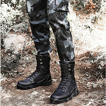 Amazon.com: QAXZESA Men's Military Army Boots Breathable