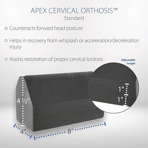 Vista 13 de Core Products Apex Orthosis Dispositivo de tracción cervical, Relajador de cuello y hombros, camilla, promueve la salud espinal, alineación - firme