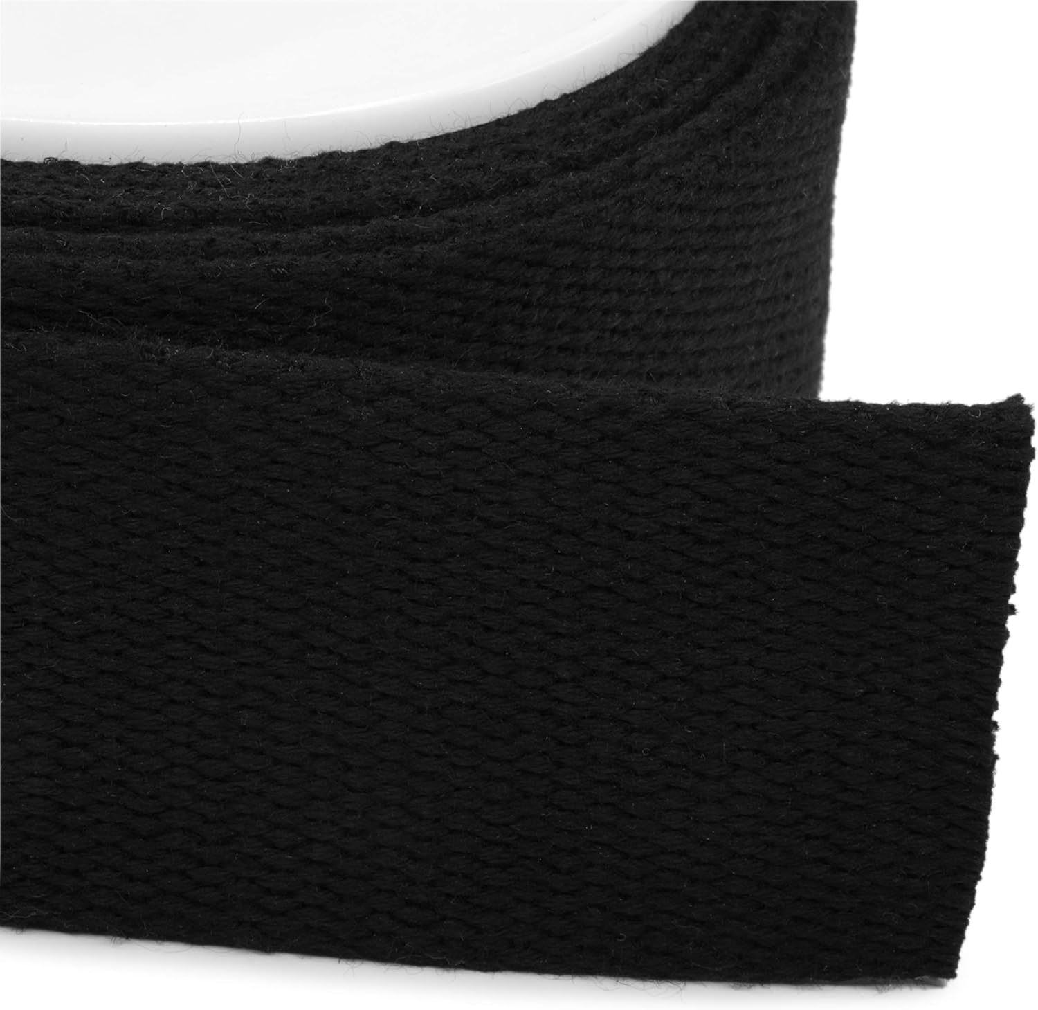 Dritz 1-1/2" Polyester Belting for Straps and Handles, 15-Yards, Black