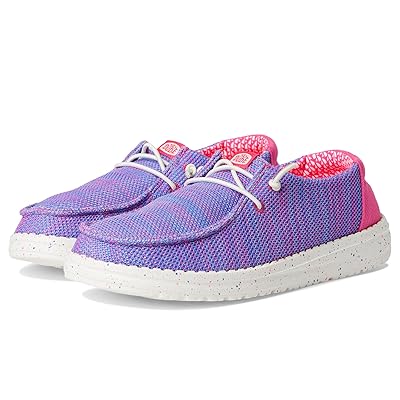 Hey Dude Kids Wally Stretch Sox (Little Kid/Big Kid) Girls Shoes Pink