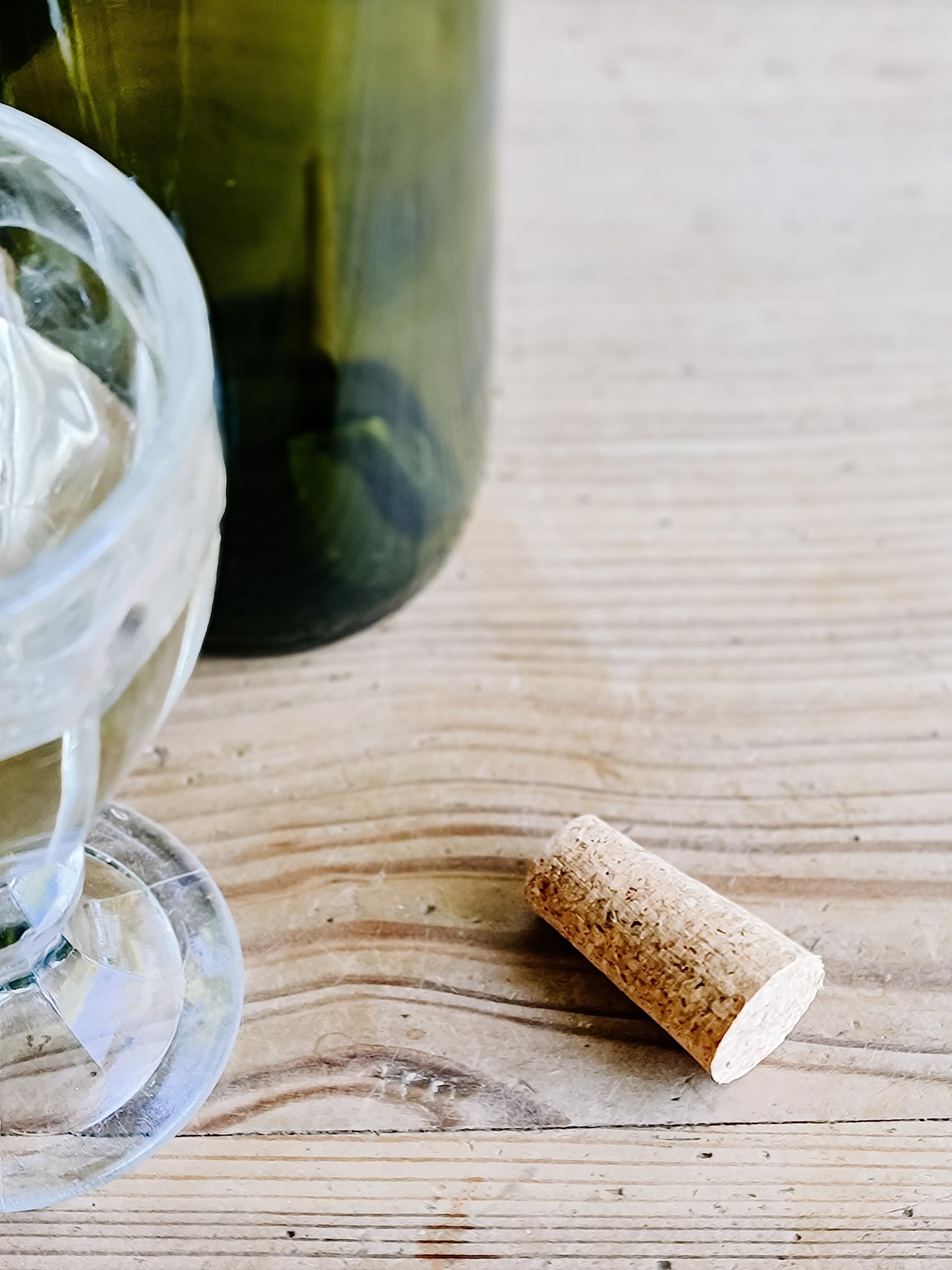 Weinflasche 750 ml mit Etiketten Olivgrün Glasflasche Leere Flasche Likör ohne/mit Korken Wein (16 Stk. mit Korken)