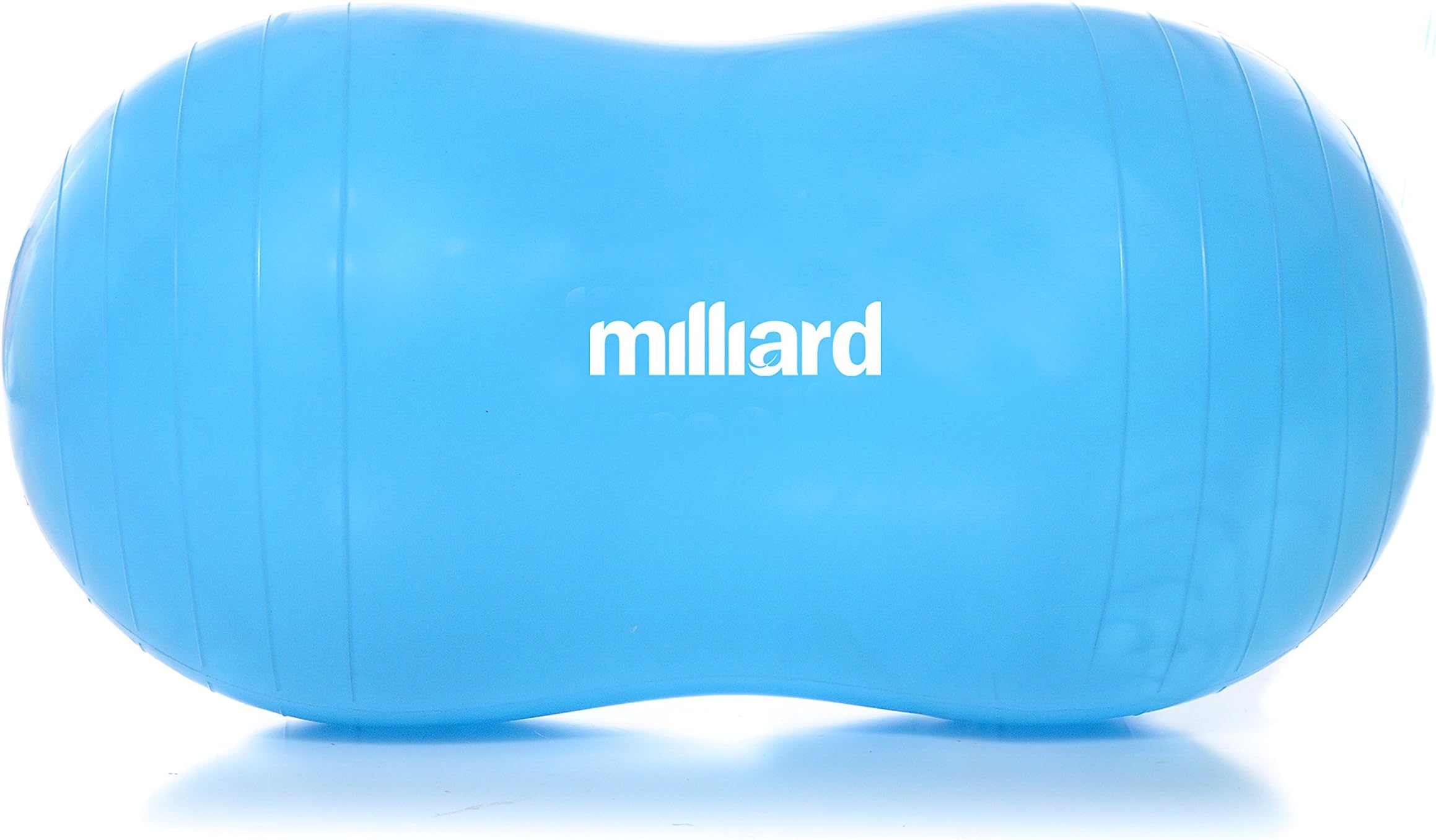 Milliard Anti-Burst Peanut Ball Approximately 31x15 80x40cm Physio Roll for Exercise Therapy Labor Birthing and Dog Training