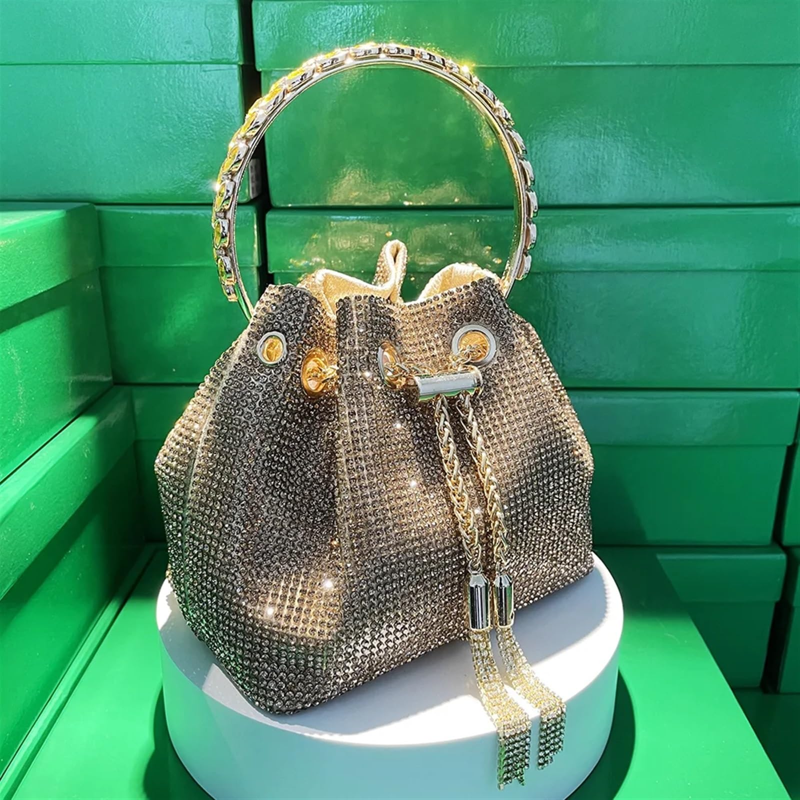 Amazon.com: HDNSAUD Rhinestone Bags Rhinestones Evening Clutch