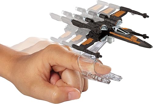 Miniatura 2 de Hot Wheels Star Wars: El Despertar de la Fuerza Hero Open Wing Orange Starfighter Starship Vehículo