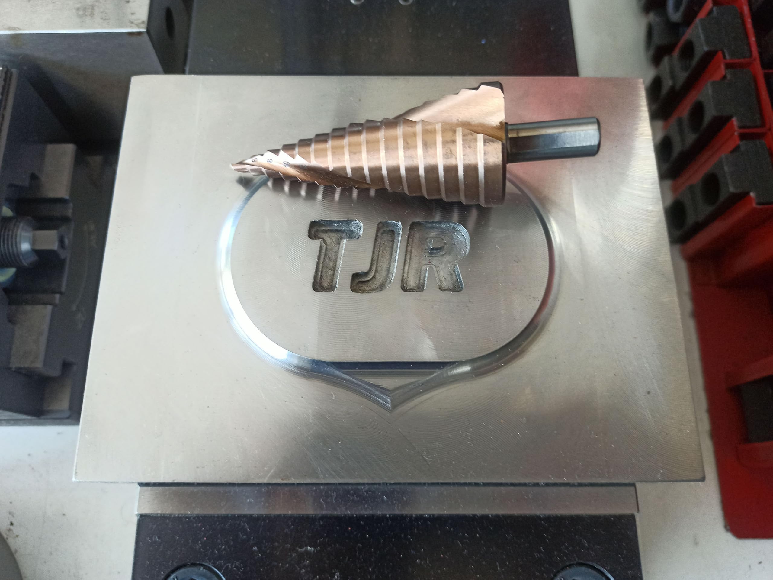 TJR Ensemble de 3 forets étagés HSS-E M35, 29 étapes (4-32 mm) pour perçage rapide dans l'acier inoxydable, l'acier, l'aluminium, le bois et les plastiques.