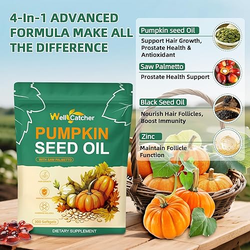 Miniatura 2 de Aceite de semilla de calabaza con cápsulas blandas de palma enana americana cápsulas orgánicas de aceite de semilla de calabaza de 3000 mg prensadas