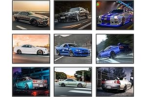 BigWig Prints Nissan Skyline GTR R34 Poster Set