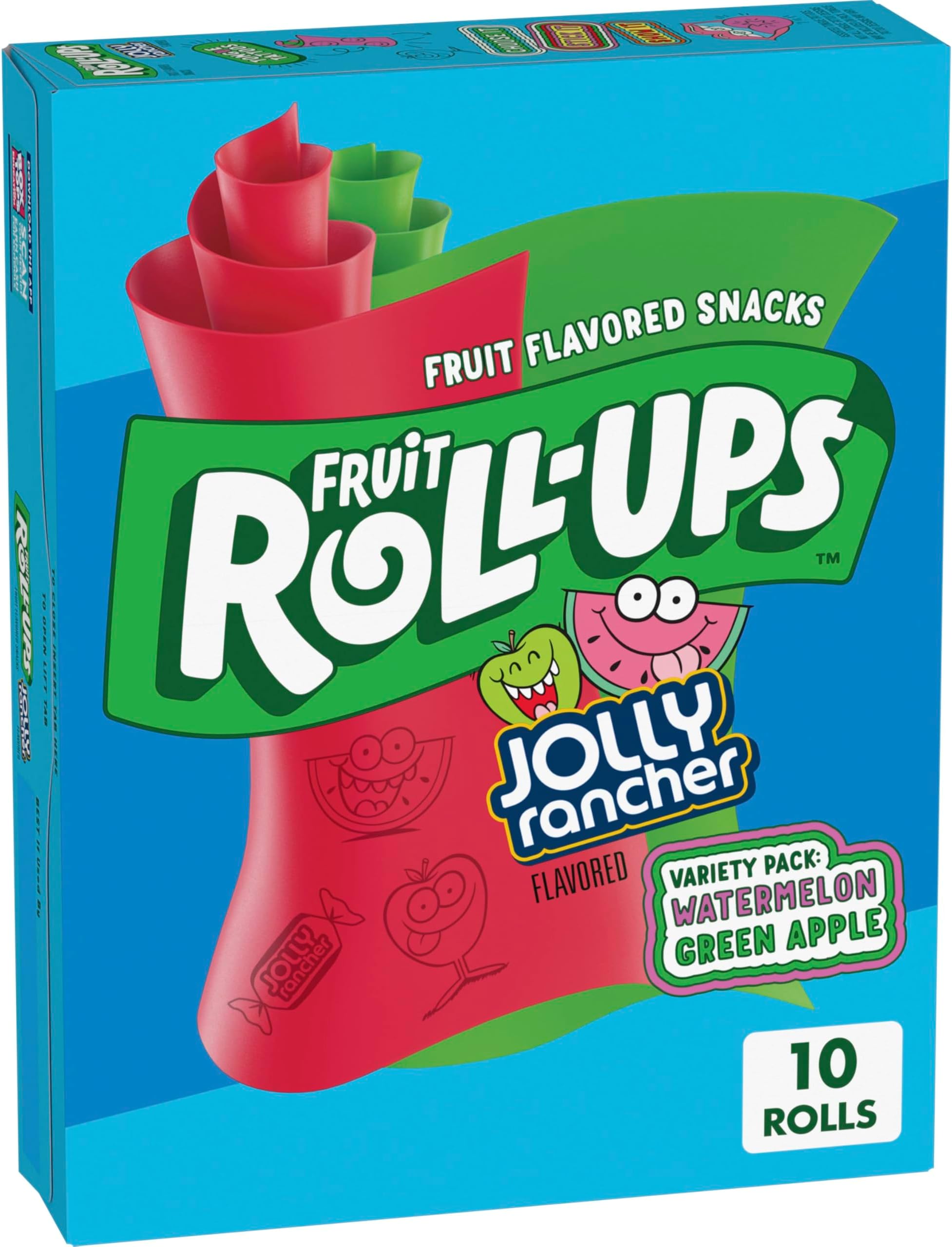 Fruit Flavored Snacks, Jolly Rancher, Variety Pack, 10 ct