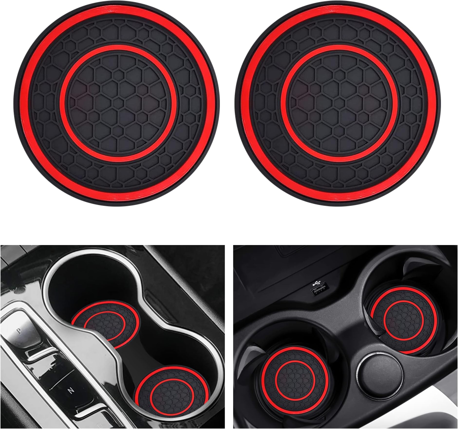 2PCS Car Cup Holder Coasters for GMC Sierra Denali Canyon