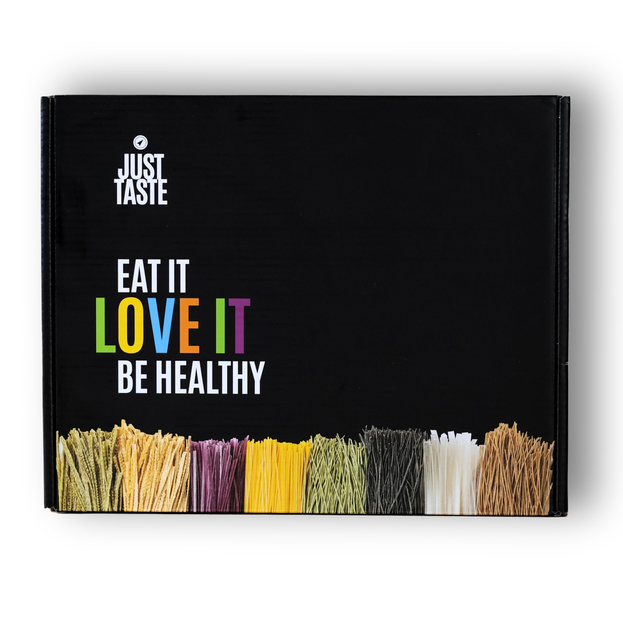 JUST TASTE – BIO Probierpaket - Teste unsere 5 Pasta Sorten in einem Paket - Azuki, Black Bean, Edamame, Kichererbse, Mungo Edamame - 50g (10er Pack)