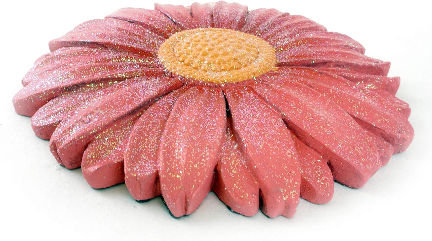 Gerson Spring Sunflower Decorative Stepping Stone (Pink) : Patio, Lawn & Garden