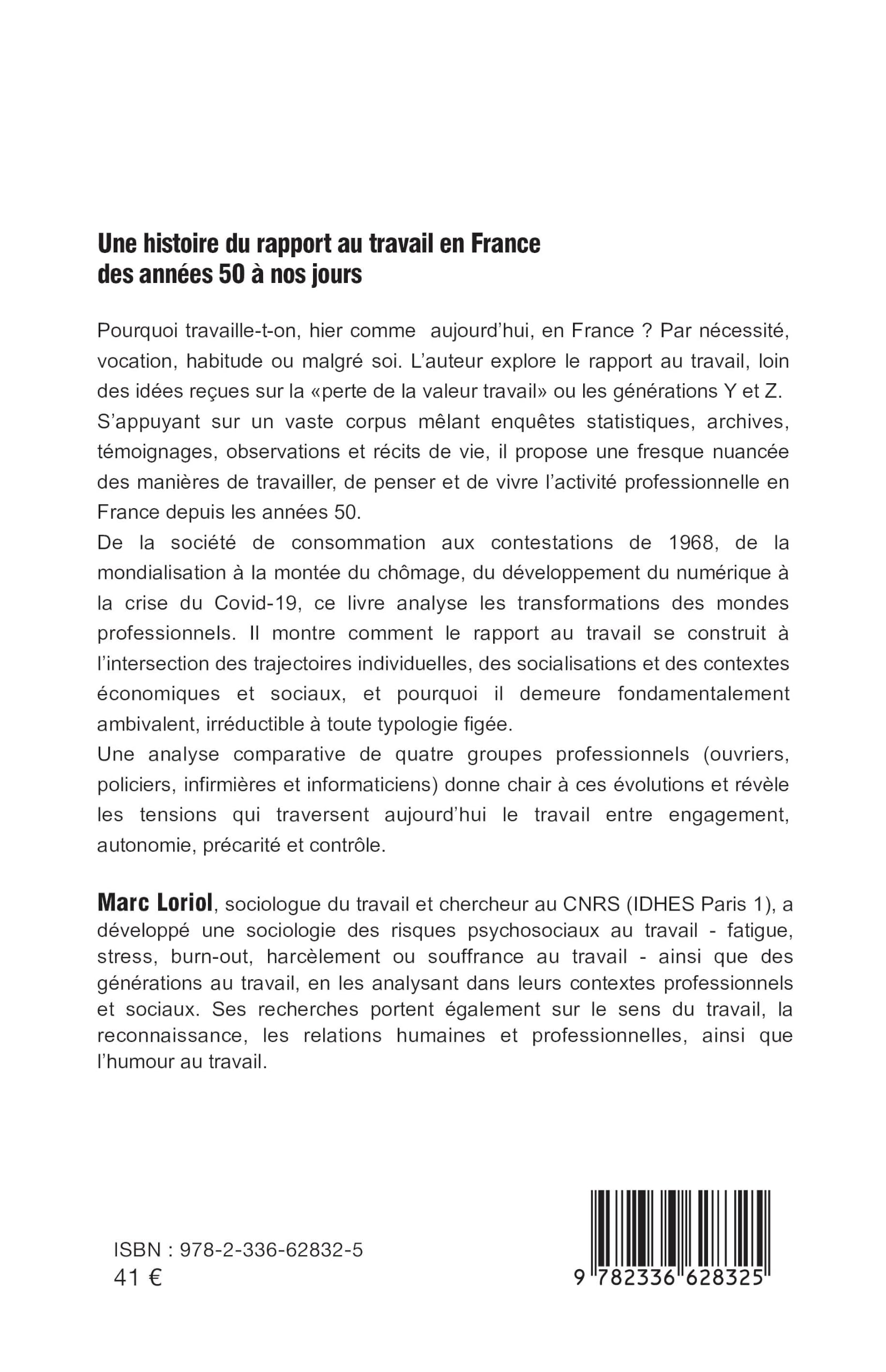 Une histoire du rapport au travail en France des années 50 à nos jours