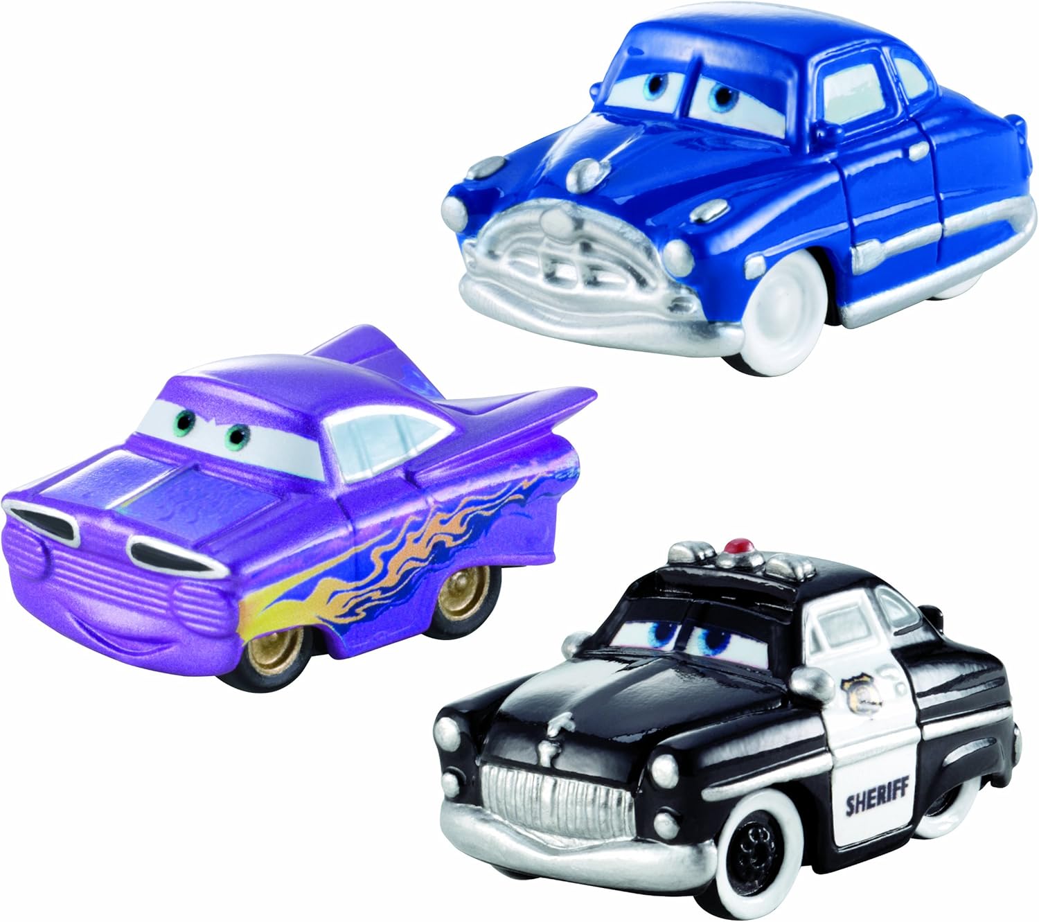 Disney Cars Toys Micro Drifters Cars, 7-Pack