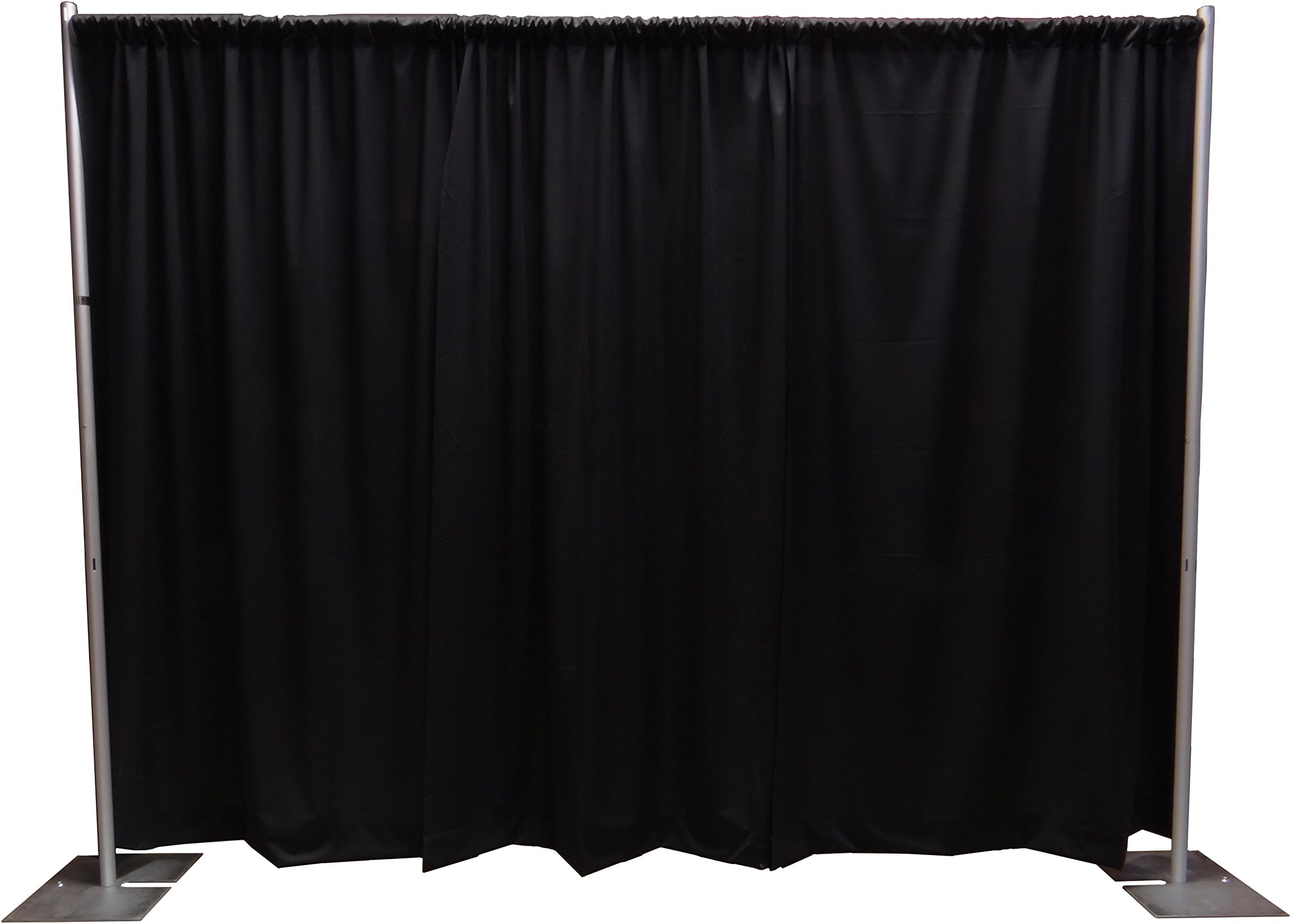 OnlineEEI Premier Portable Backdrop Kit 2.4m Tall by 3m Wide Black