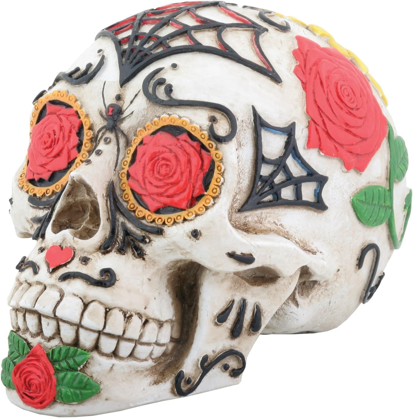 YTC Day of The Dead DOD Tattoo Sugar Skull Head Display Decoration
