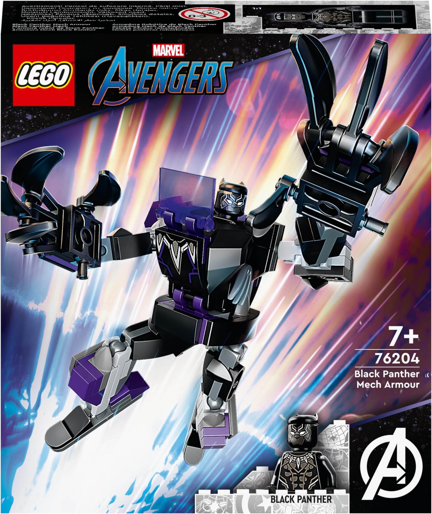 Marvel Black Panther Mech armour 76204 Building Kit (124 Pieces)