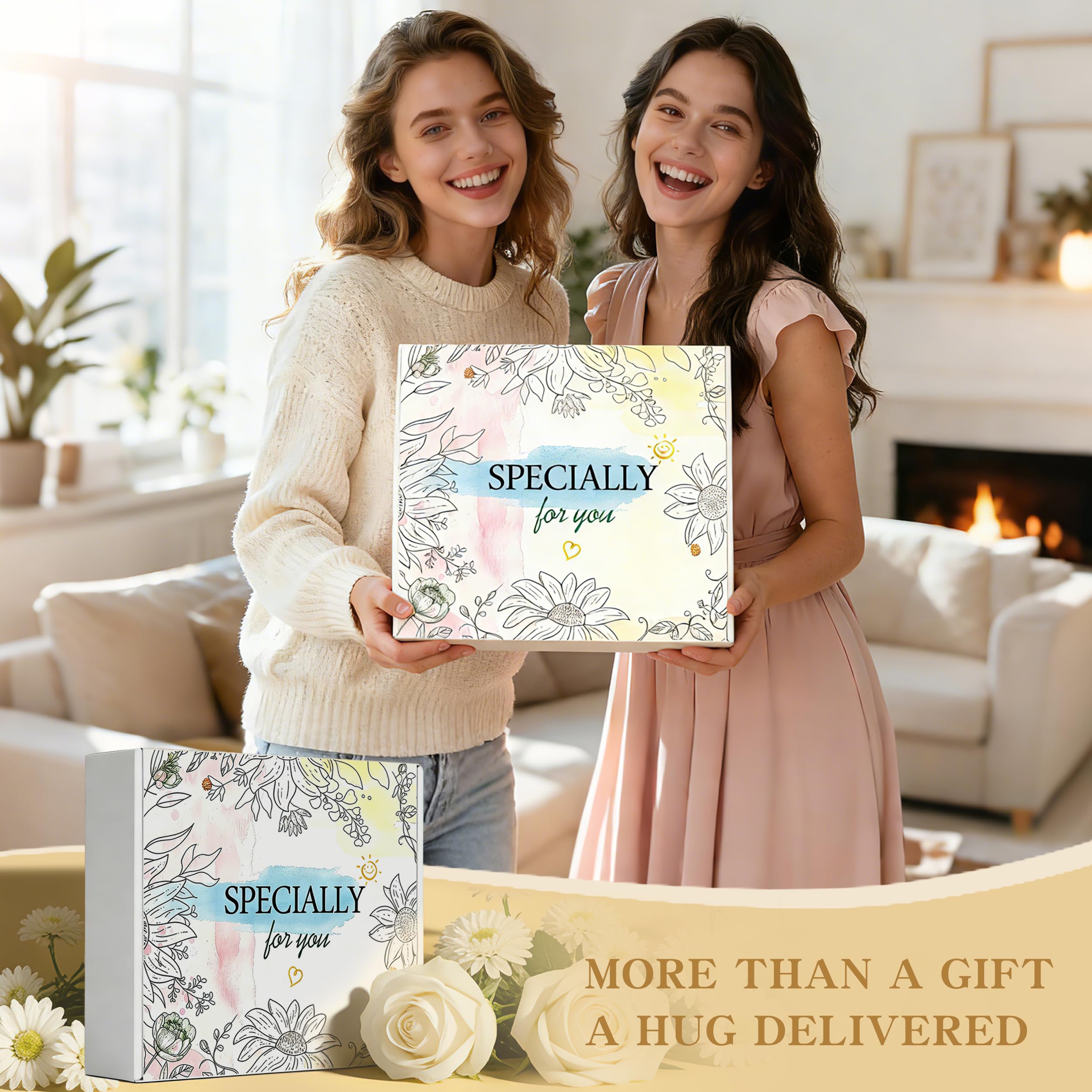 Cesta de regalo con 11 productos de cuidado personal para mujeres, regalo de cumpleaños para madre, hermana, amiga. Perfecto para recuperación o como regalo de agradecimiento.