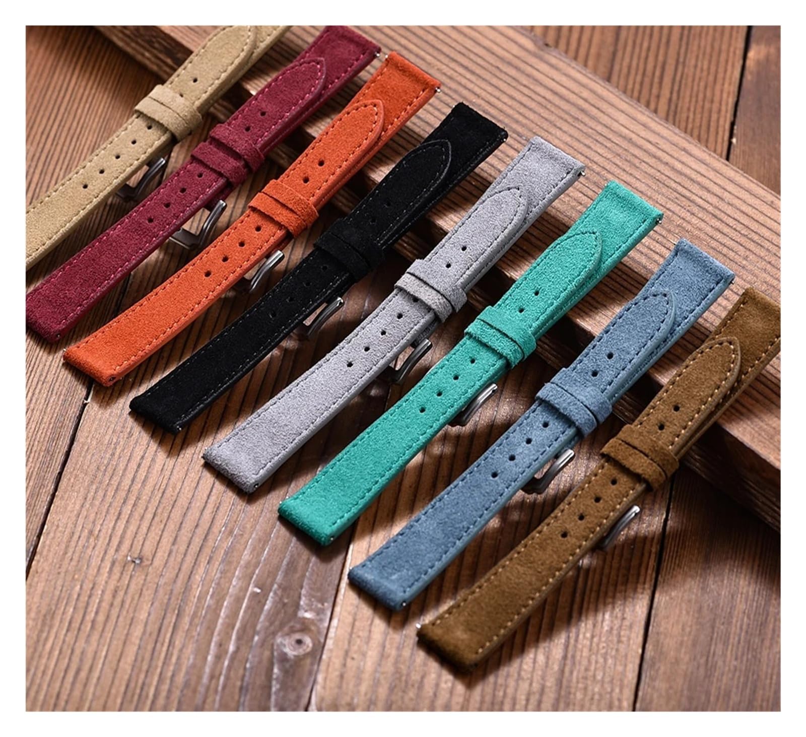 Générique NASUNJIA Bracelet De Montre Classique En Cuir À Dégagement Rapide, Style Vintage, 18 Mm, 19 Mm, 20 Mm, 22 Mm