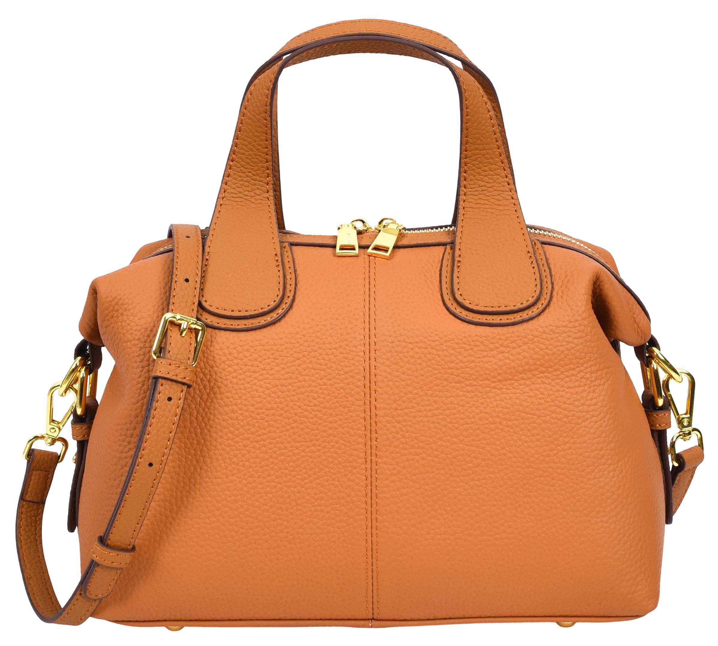 Petit sac à main Dahlia cuir véritable compact anti-encombrement - 8