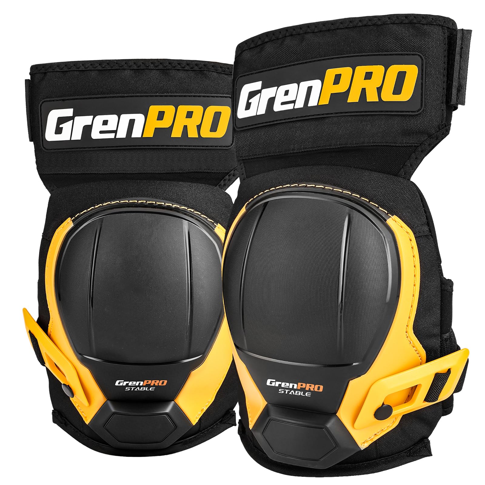 GRENPRO Knee Pads - Heavy Duty Construction Protection -9