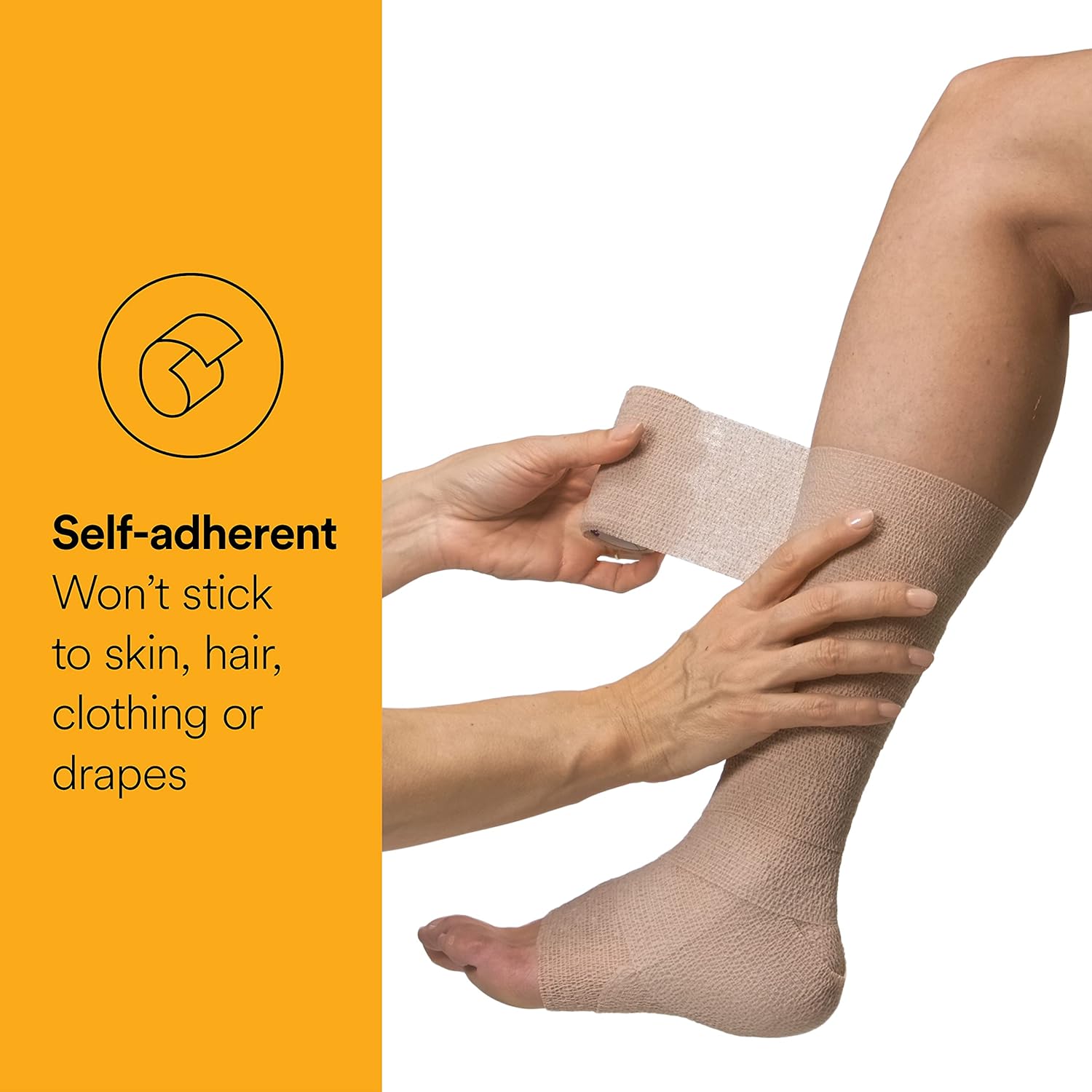 3M™ Coban™ NL Non-Latex Self-Adherent Wrap with Hand Tear, 2083, 3 in x 5 yd, 24 Rolls/Case