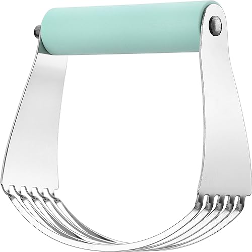 Miniatura 69 de Spring Chef Batidora de masa de tamaño mediano para hornear, herramienta cortadora de masa de acero inoxidable, herramienta manual de cortador