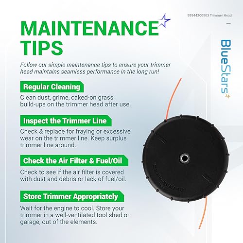 Miniatura 9 de BlueStars 99944200903 Cabezal de recortadora de velocidad 450 - Compatible con Echo SRM-266 SRM-266S SRM-266T SRM-266U SRM-280 SRM-280S SRM-280T