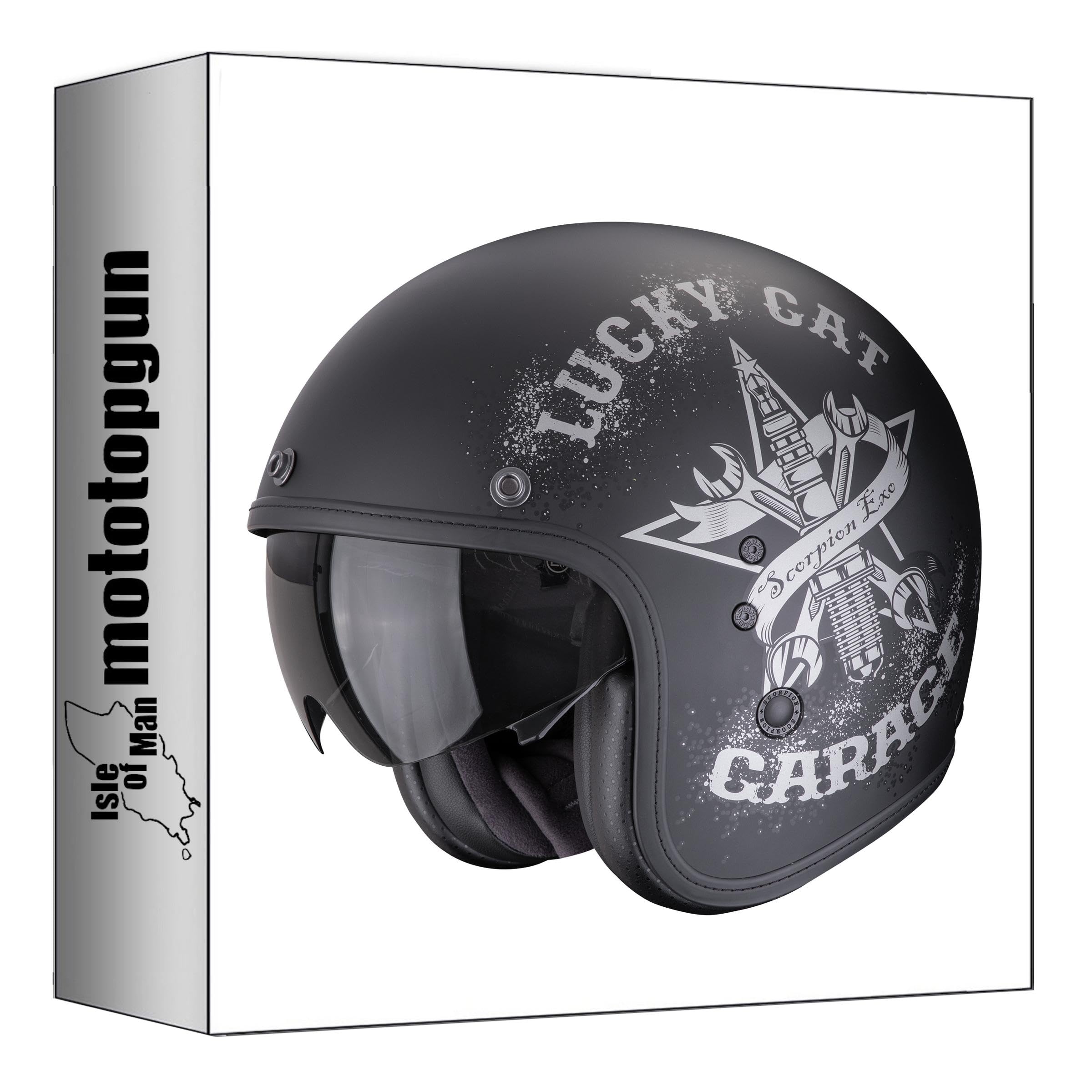 Casque jet Scorpion Belfast Evo Hangar ajustement taille XS moto - 4