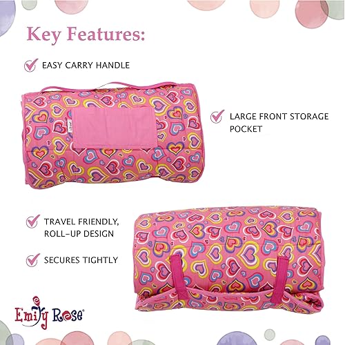 Miniatura 5 de Emily Rose Colchoneta para siesta para niños pequeños con manta | Almohada extraíble y unicornio Lovey incluido | 100% algodón para guardería,