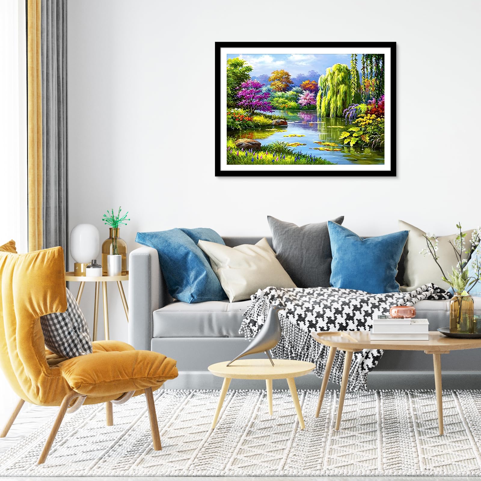 QENSPE 5D Diamond Painting Kit Completo – Teschio Colorato 30x40cm, Per Adulti E Principianti, Con Tutti Gli Strumenti E Diamanti Extra